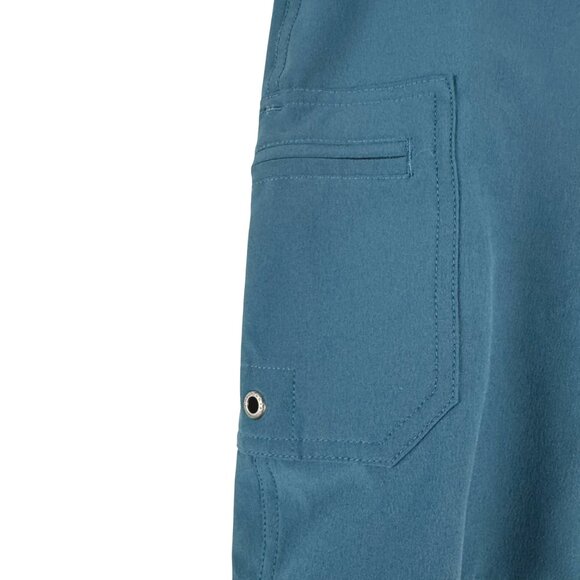 Patagonia Meridian Board Shorts Womens Size 0 Teal Beach Solid SS-1922 - Picture 5 of 10